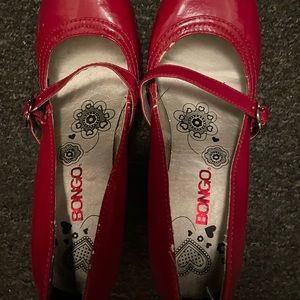 Bongo red high heels 👠 in good shape size 6-7
